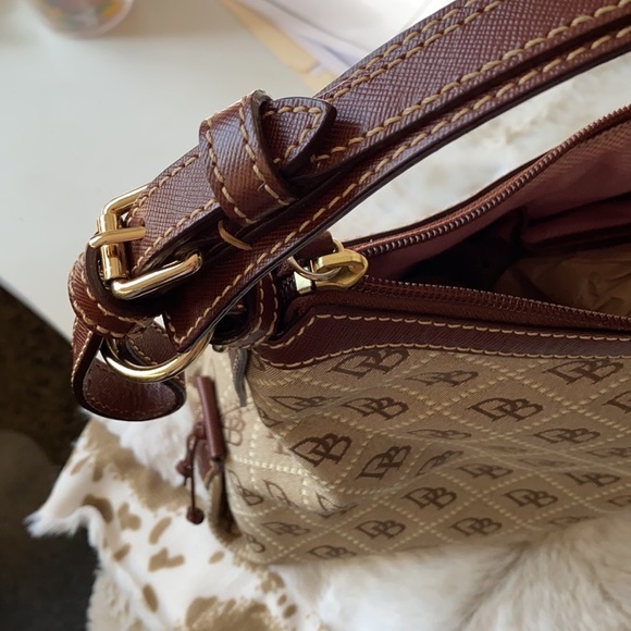 Dooney and Burke Signature Hobo Bag - Picture 4 of 6
